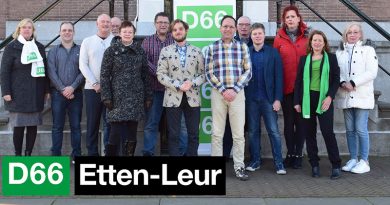 D66-ploeg Etten-Leur op de prent